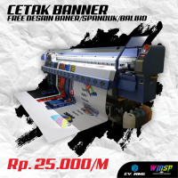 Cetak Banner Spanduk Baliho Iklan Partai - Gratis Desain - Bahan Berkualitas