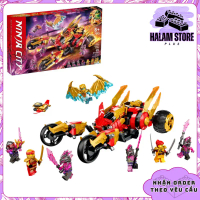 Đồ chơi lắp ráp Ninjago Crystalized 7013 Dragon Raider - Mô hình Ninja City Xe rồng của Kai