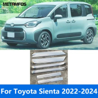 Car Accessories For Toyota Sienta 10 Series 2022 2023 2024 Stainless Threshold Door Sill Scuff Plate Entry Guard Welcome Pedal