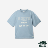 Roots 男裝- NATURE S CALLING短袖T恤-藍色