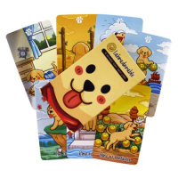 Labradorable Tarot Cards Cute Dog Divination Deck English Versions Edition Oracle Board Playing Table Games For Party