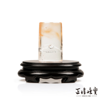 【正佳珠寶】水膽紅兔毛 頂級泡泡水膽 32.2g 紅兔毛水膽水晶擺件