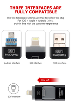 OTG Micro USB Flash Drive 512GB 2TB 256GB 1TB PENDRIVE 3.0สำหรับ 8 Plus 11 12 Pen Drive Stick Dual Purpose Mobile