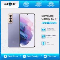 Original Samsung Galaxy S21 Plus S21+ 5G G996U1 6.7" ROM 128 RAM 8GB Snapdragon 888 NFC Octa Core Original 5G Android Cell Phone