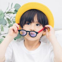 【AENI】台灣製 iLO兒童護眼濾藍光眼鏡 4-7歲(抗UV400一年安心保固)