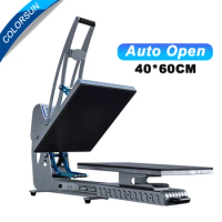 Auto Open Flatbed Print Heat Press Machine 40*60cm Magnetic open heat press machine for DTF DTG Printer for T-shirt Cloth Fabric