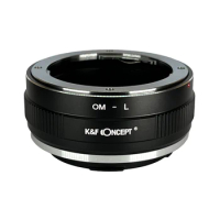 K&amp;F Concept OM-L Adapter for Olympus OM lens to Leica SL TL TL2 CL Sigma fp fpL Panasonic S1 S1R S1H S9 Lens Adapter