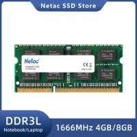 Netac DDR3L Memoria Laptop DDR3 RAM 8GB 4GB DDR3L memoriy rams 1600mhz Memory SO-DIMM 204-pin DDR3 for HP Lenovo Notebook 1.35V