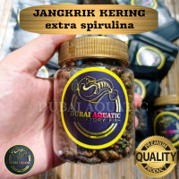 jangkrik kering memecah cabung pakan selingan ikan