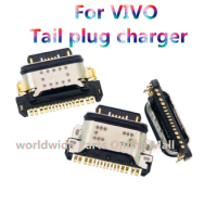 10pcs-100pcs For VIVO X30 X30pro X50 Pro NEX3 / 3S iQOO3 IQOO5 S6 S7 Z6 Micro USB Type-C Plug Charging Port Connector Socket