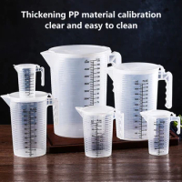Plastic Measuring Cup 500/1000/2000/5000Ml Thickening Food Grade Graduated Cup Transparent Kitchen Experimental Measuring Cup