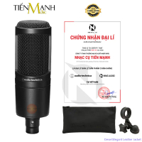 [Chính Hãng, BH 3 Năm] Micro AT2020 Audio Technica Mic Thu Âm Phòng Studio, Microphone Cardioid AT-2