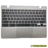 YUEBEISHENG New/Org For Samsung Chromebook4 XE310XBA Palmrest US keyboard upper cover Touchpad BA98-02175A
