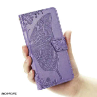 Case For OnePlus Nord CE 5G 2021 3D Butterfly Leather Wallet Book Shockproof Soft Flip Cover For OnePlus Nord N200 Nord2 5G Bags