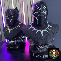 Mô Hình Black Panther Marvel  Tượng Siêu Anh Hùng Trang Trí Bàn Làm Việc Phòng Gaming Cực Ngầu