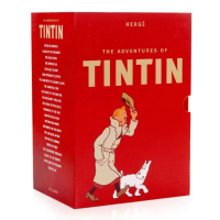 The Adventures of Tintin กล่อง 8 เล่ม หนังสือการ์ตูนภาษาอังกฤษ
