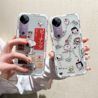 Sarung Telefon, Sarung Lembut, Corak Charlie Ekspresi Kartun Comel, Penutup Lutsinar, Serasi dengan
