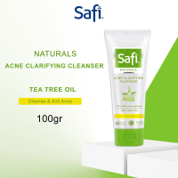 Pembersih Wajah Safi Naturals Clarifying Cleanser Tea Tree Oil 100gr - Sabun Cuci Muka