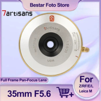7artisans 35mm F5.6 Pan-Focus Lens For Leica M Manual Focus Full Frame Camera Lens for Leica M1 M5 Sony A7 Canon RF Nikon Z50