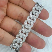GELANG TANGAN WANITA SISIK NAGA SILVER TITANIUM ASLI, ANTI LUNTUR DAN TIDAK BERKARAT