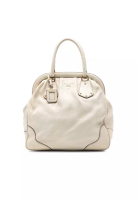 Prada 二手 Prada Vitello Daino 框架托特包