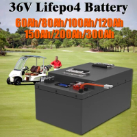 36V not 48V 72V 50Ah 60Ah 80Ah 100Ah 120Ah 150Ah 200Ah 300Ah LifePo4 Lithium Battery, Golf Cart, Electric Vehicle+Charger