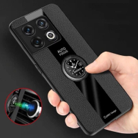 Magnetic Holder Case For Oneplus 10 Pro 10T 10R ACE Racing Edition Luxury Leather Phone Cover For One Plus 10 T 10Pro AcePro 5G