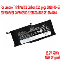 NEW 00HW028 Laptop Battery For Lenovo ThinkPad X1 Carbon X1C yoga SB10F46467 20FB002VGE 20FB003RGE 20FB0043GE SB10F46466