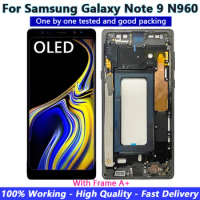 New OLED For Samsung Galaxy Note9 LCD Display Touch Screen Digitizer For Samsung Note 9 SM-N960F/DS LCD Digitizer Parts Tested