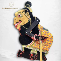 Wayang Kulit Sapi Asli Petruk Emas Kualitas Biasa Standar Dalang