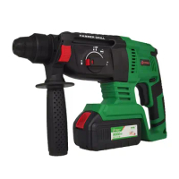 18V Wholesale Lithium Battery high-power rechargeable multifunction Brushless Drilling Hammer Drill
