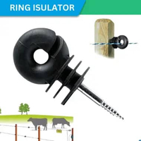 Ring Insulator Jalur Kawat Kabel Pagar Listrik Kejut Untuk Tiang Kayu