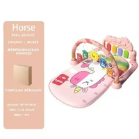 LC - Tiny Treasures Mart 0-36 Bulan Bayi Gym Playgym Mainan Bayi Rattle Playmate Musik Piano Babygym