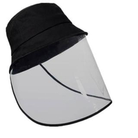【ALVA】防疫帽-遮陽戶外隔離漁夫帽(小孩款/透明片可拆)