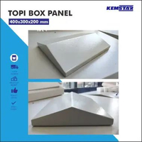Topi box panel listrik 40x30x20 / Canopy Box Panel Outdoor plat 1,2 mm