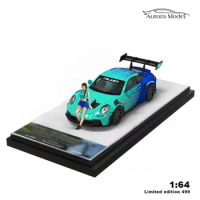 **Pre Sale** Aurora 1:64 992 GT3RS Falken Diecast Diorama Car Model Collection Miniature Toys