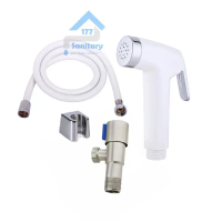 Termurah Paket Shower Cebok PUTIH Murah JMT & stop kran stainless OF-Jet Shower Bidet washer toilet 