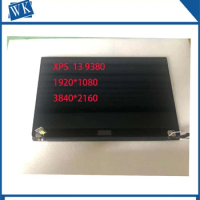 Pantalla LCD de 13,3 "FHD UHD para Dell xps 13 9380, digitalizador táctil, montaje completo con bisagras