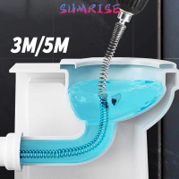 3-10m Pipa Pegas Bor Listrikpipe Cleaner Kawat Flexibel Pembersih Kotoran Pipa Mampet Dengan Adaptor