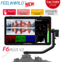 FEELWORLD F6 PLUS V2 4K HDMI Monitor 6 Inch DSLR 3D LUT HDR Touch Screen on Camera Field IPS FHD 1920x1080 Video Focus Assist