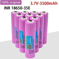 Free Shipping New Original 18650 3.7V 3500mAh 20A Discharge INR18650 35E 1-100PCS Lithium-ion Rechargeable Screwdriver Battery