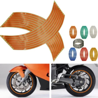 16Pcs Universal Waterproof Motorcycle Wheel Rim Reflective Stickers Moto Auto Decal For Yamaha XMAX125 XMAX250 XMAX400 XMAX300