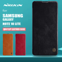 For Samsung Galaxy A22 A72 A13 A53 A73 Nillkin Qin Flip Leather Case Cover for Samsung Galaxy S21 FE S21FE M33 M23 Bags