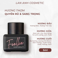 [CHE TÊN] Nước hoa vùng kín Foellie đen hương hoa hồng đen hương thơm tươi mát cuốn hút quyến rũ cho