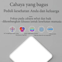 【Garansi 10 Tahun】Lampu Plafon Kendali Jarak Jauh Led Hemat Energi Untuk Kamar Tidur Ruang Tamu Lamp