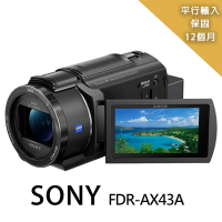 【SONY 索尼】FDR-AX43A Body單機身*(平行輸入)