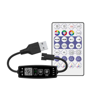 Ws2812b điều khiển Bluetooth âm nhạc ứng dụng điều khiển cho pixel LED Strip ánh sáng sk6812 ws2811 