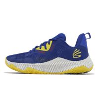 Under Armour UA 籃球鞋 Curry HOVR Splash 3 男鞋 藍 黃 支撐 緩震 運動鞋 UA 3026899400