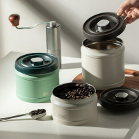抽真空茶叶罐密封罐304不锈钢保鲜盒咖啡粉储存咖啡豆保