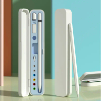 เคส Apple Pencil แบบพกพา สำหรับ Apple Pencil 2 และ 1 กล่องเก็บของ กระเป๋าใส่ปากกา ฝาครอบสไตลัส สำหรั